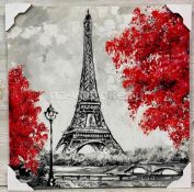 Картина  Париж 1, 63*63 см, микровелюре