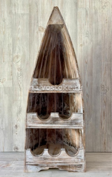 картинка Лодка под бутылки 96 см, дерево албезия от магазина Восточные сувениры