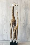 Сувенир Жираф 100 см, албезия