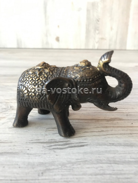 картинка Слон 10*7 см, бронза от магазина Восточные сувениры