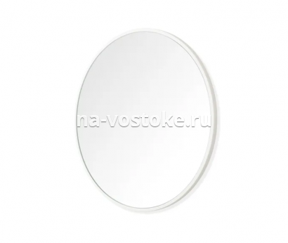 картинка Зеркало круглое 50 см, белое, в тонкой деревянной раме от магазина Восточные сувениры