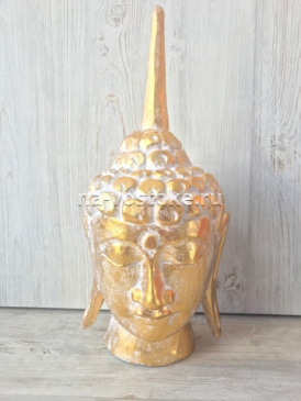 картинка Голова  Будды  38 см, дерево албезия  от магазина Восточные сувениры