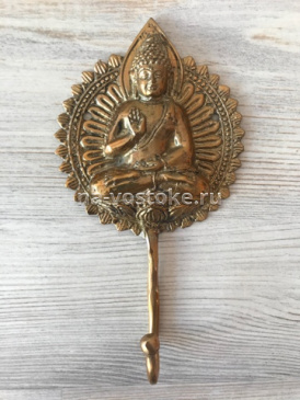 картинка Будда  крючек 18*10 см, бронза от магазина Восточные сувениры